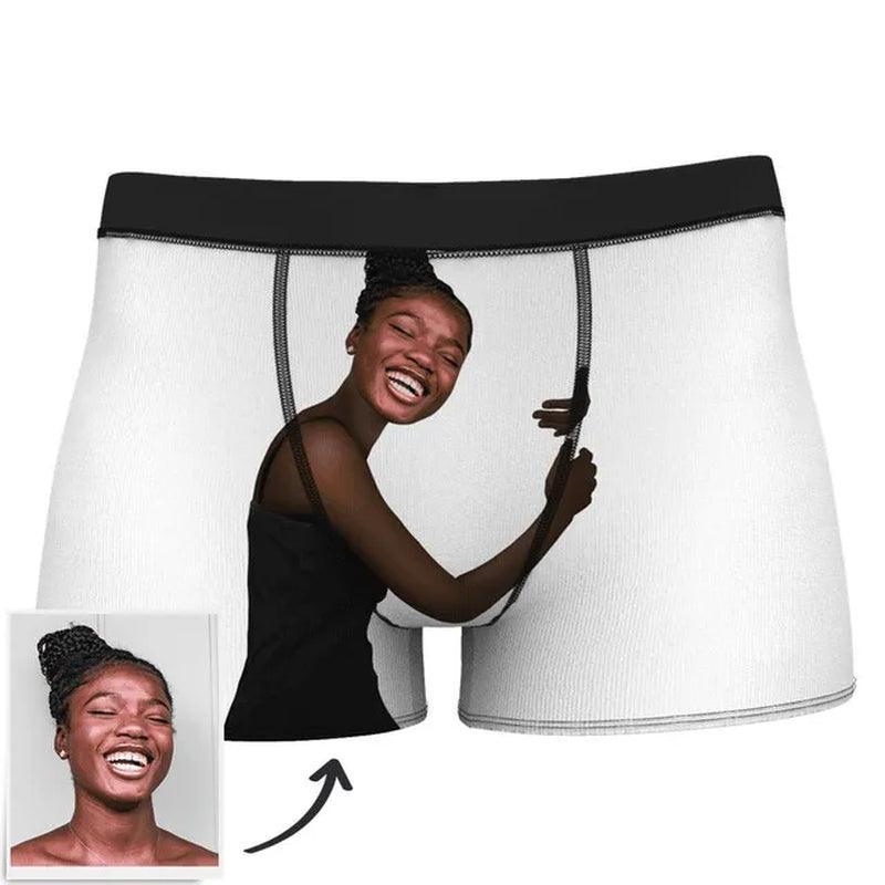 Custom Face Men Print Boxer Briefs Gift - Prestige Shoppes