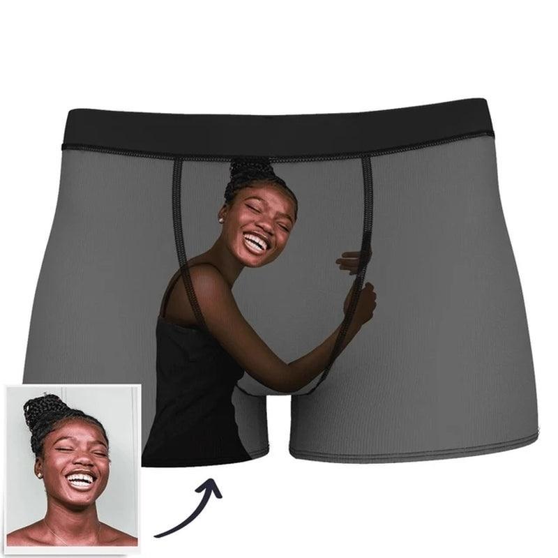 Custom Face Men Print Boxer Briefs Gift - Prestige Shoppes