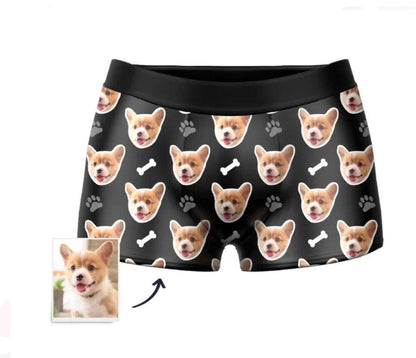 Custom Personalized Photo Pet Face Printed Photo Men'S Underwears Gift - Prestige Shoppes