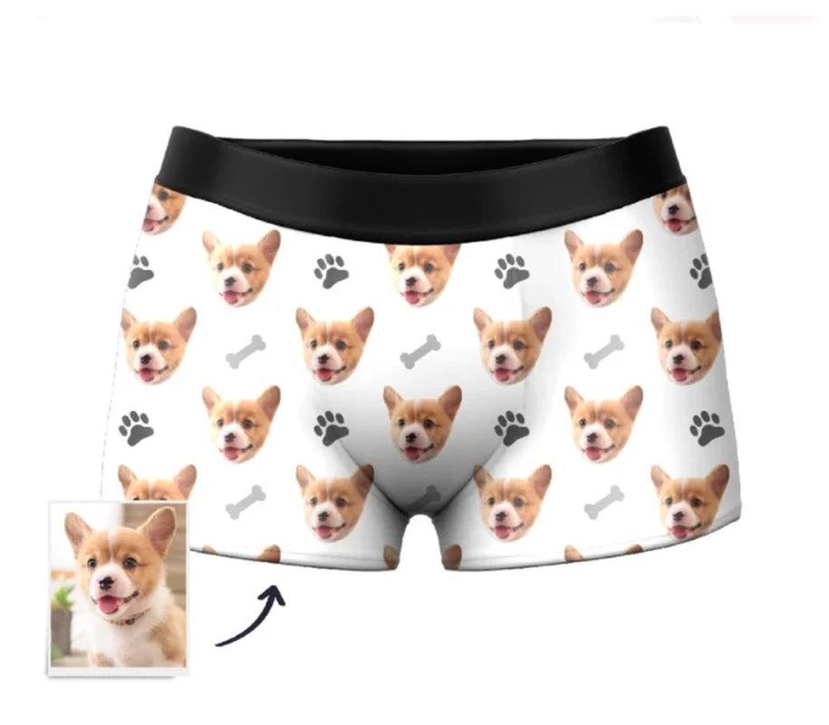 Custom Personalized Photo Pet Face Printed Photo Men'S Underwears Gift - Prestige Shoppes