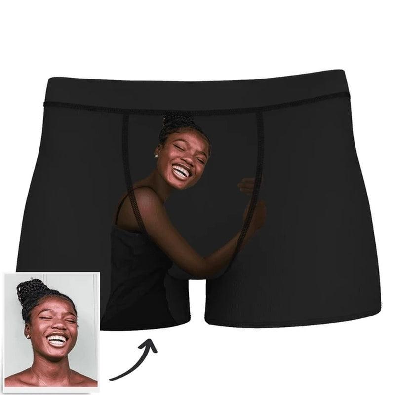 Custom Photo Boxer Underwear for Him Boyfriend Husband Underpants Briefs - Prestige Shoppes