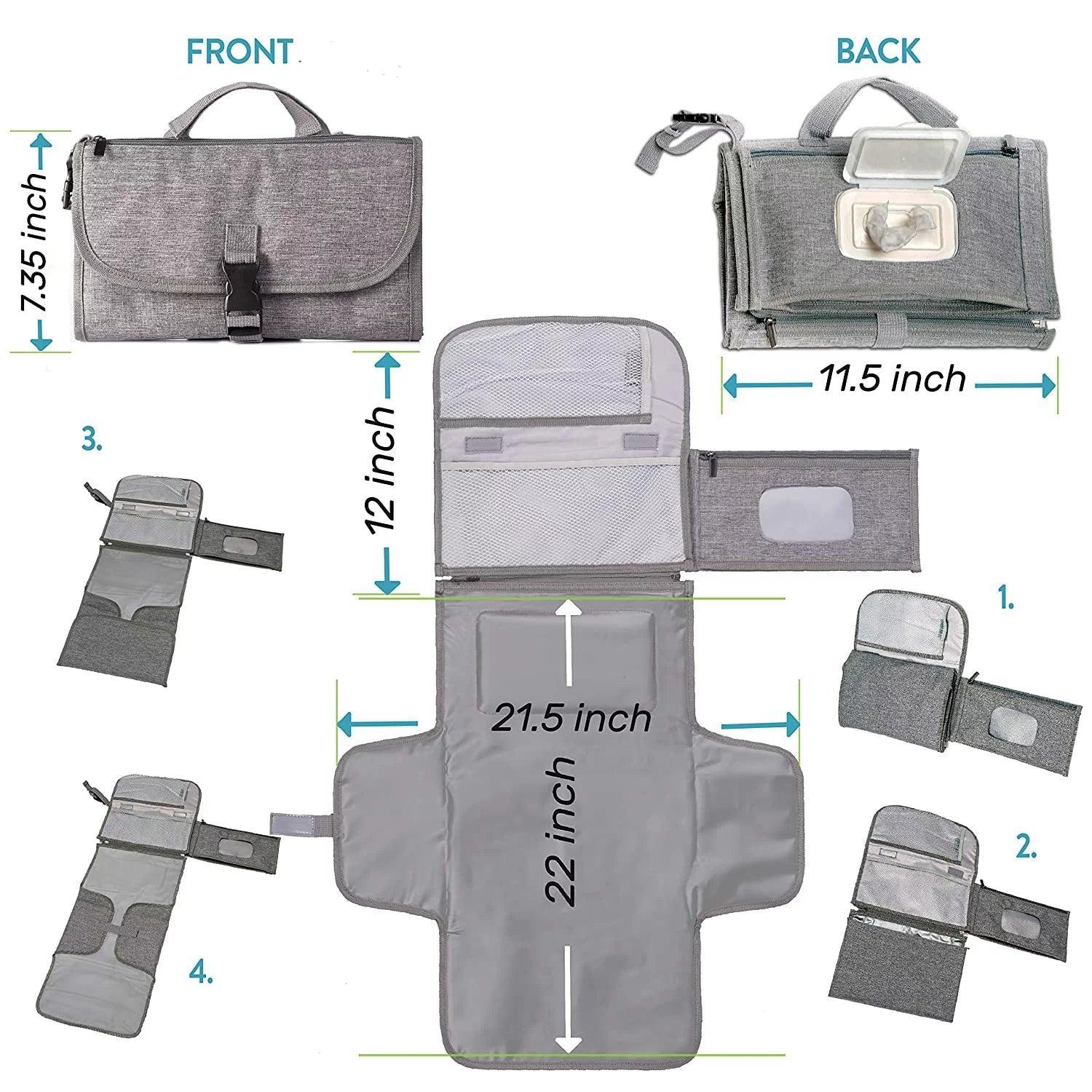 Portable Diaper Changing Pad - Prestige Shoppes