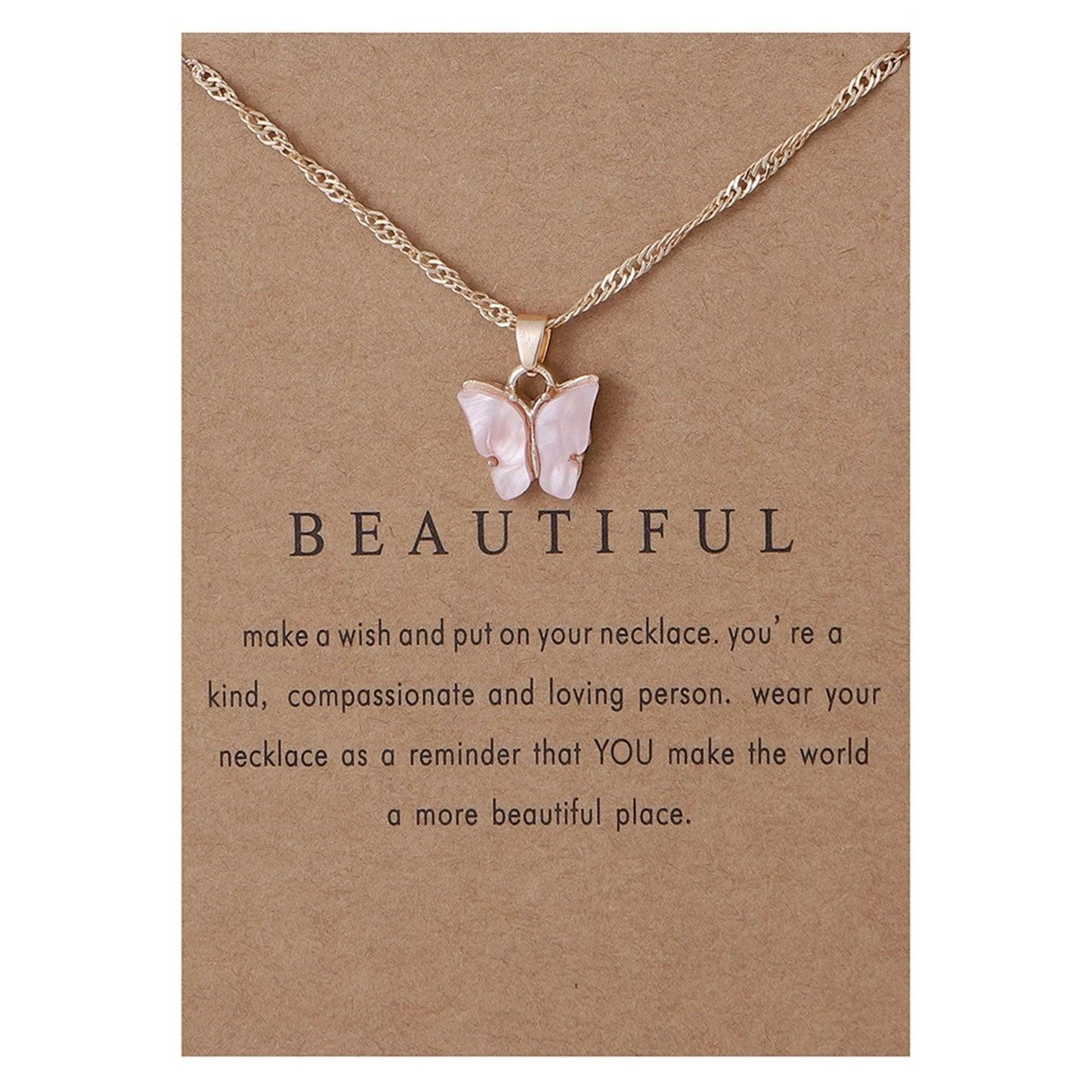 Sweet Butterfly Necklace – Elegant Jewelry for Women - Prestige Shoppes