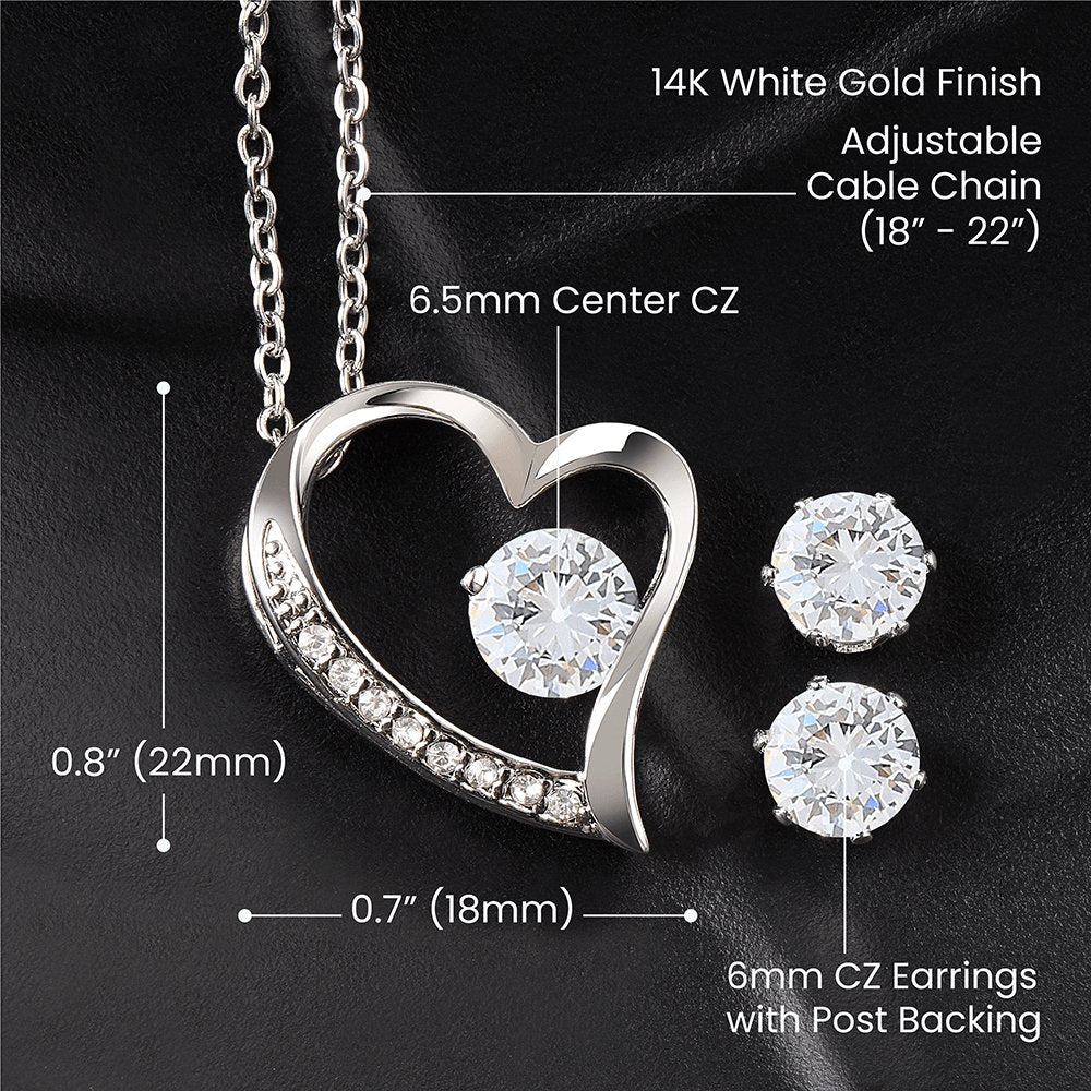 To My Wife, I Love You More - To Wife From Husband - Forever Love Necklace - Prestige Shoppes